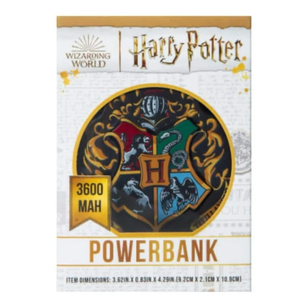 NWT! Harry Potter Power Bank. Hogwarts Crest. In original unopened box.
